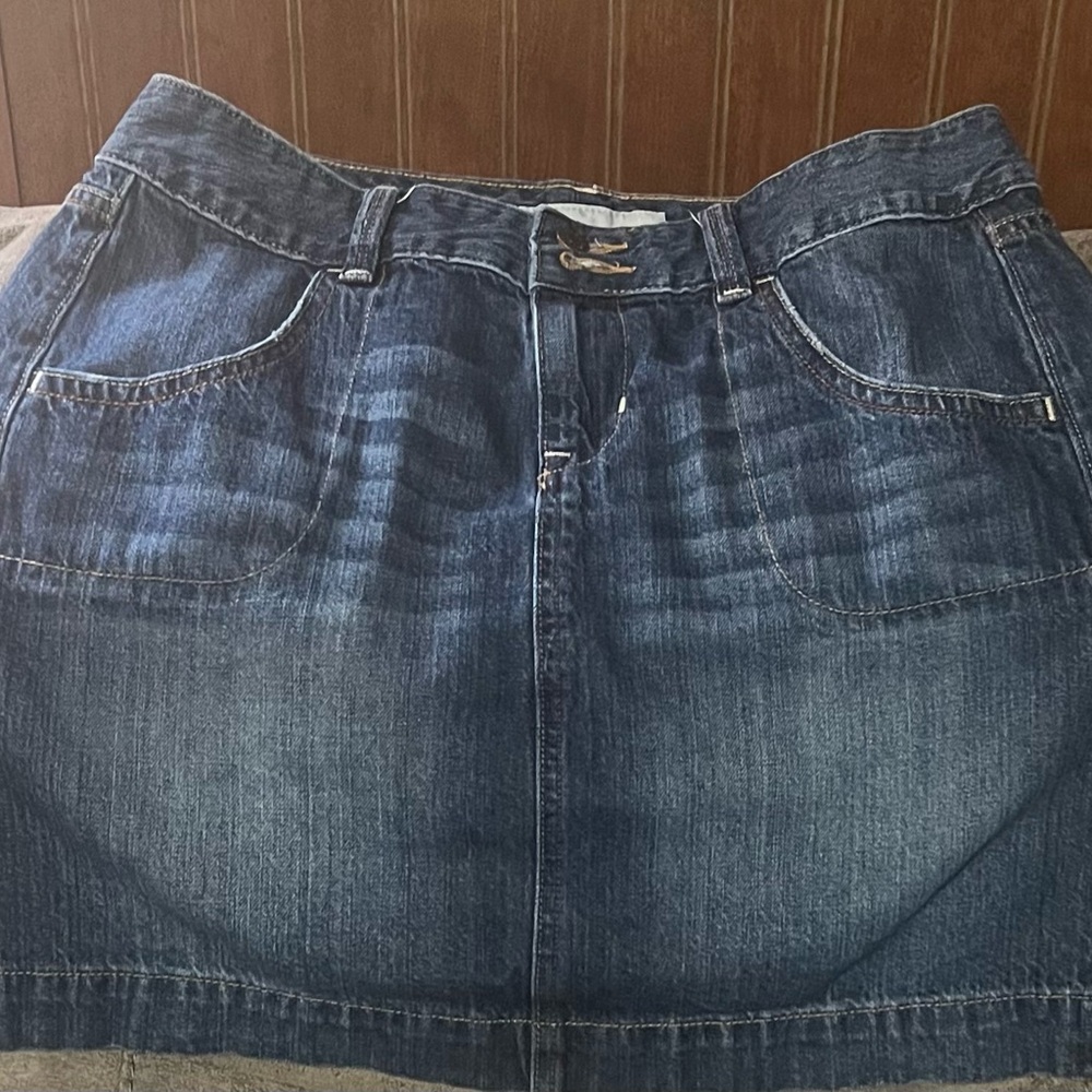 Old Navy Dark Blue Mini Skirt